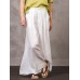 100  Cotton Woman Loose Fit Floor Length Pants