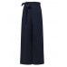 Women Side Pockets Casaul Elastic Waist Ankle Length Solid Pants