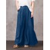 100  Cotton Woman Loose Fit Floor Length Pants