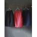 Vintage Women Pure Color Cotton Thicken Skirts