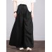 100  Cotton Woman Loose Fit Floor Length Pants